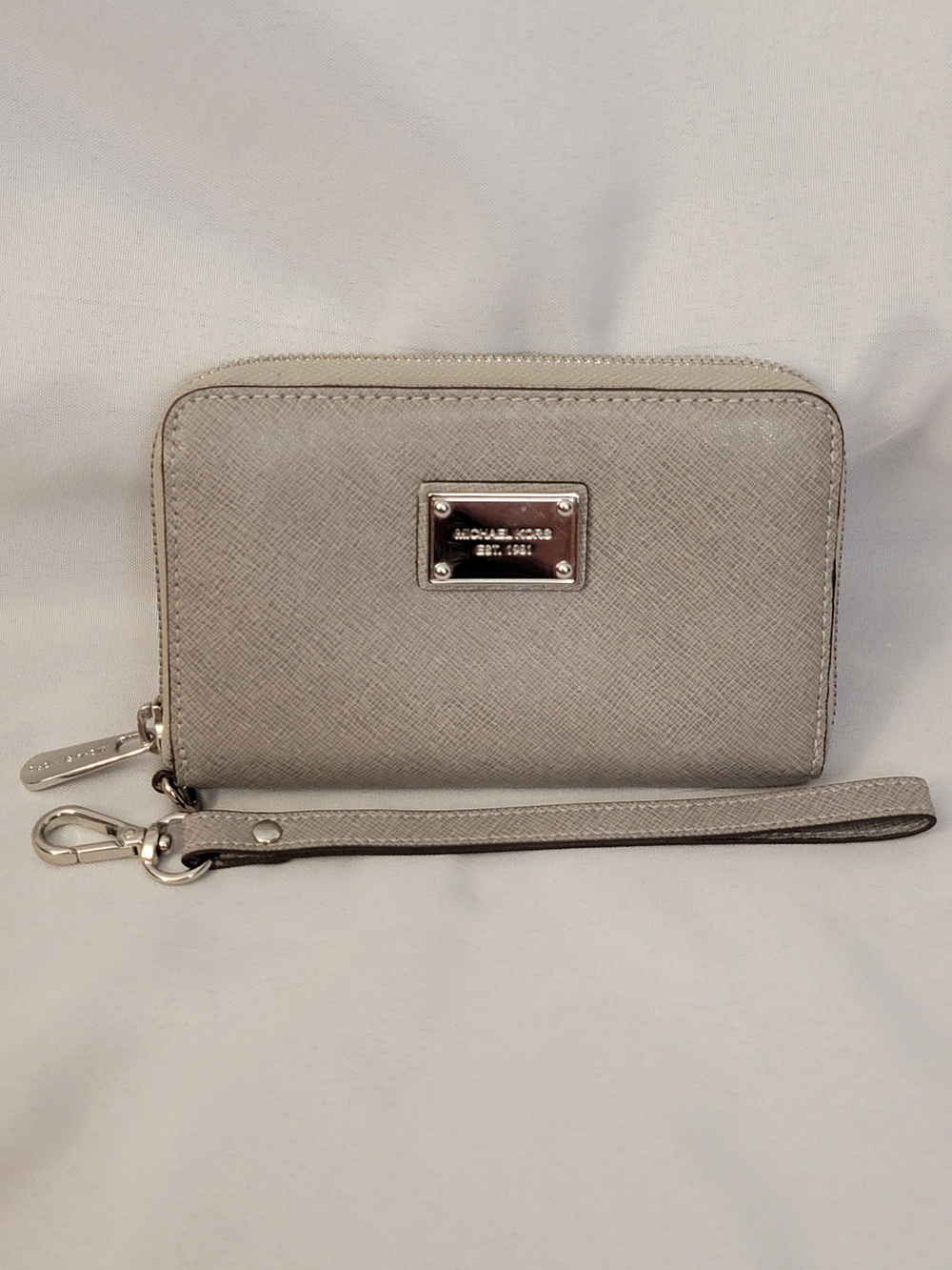 Michael Kors Gray Wristlet
